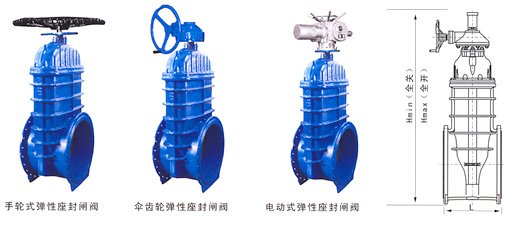 大口徑電(diàn)動彈性座(zuò)封閘(zhá)閥z45x