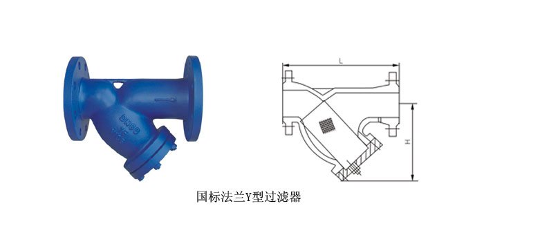 鑄鋼y型過濾(lǜ)器